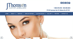 Desktop Screenshot of jthomsoncustomjewelers.com