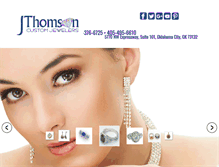 Tablet Screenshot of jthomsoncustomjewelers.com